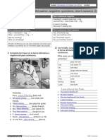 13 Past Continuous: Affirmative, Negative, Questions, Short Answers