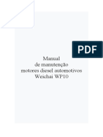 Tradução Do Manual de Manutenção Do Motor Weichai WP 10 375