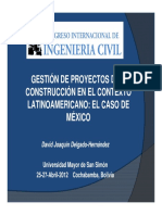 Gestion de Proyectos de Construccion