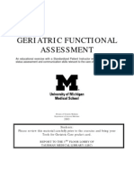 Geriatric Functional Assessment