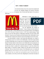 Case Study of Mcdo