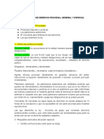 Cuestionario de Derecho Procesal General y Especia1