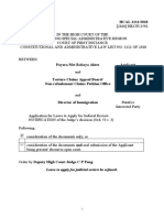 HCAL 1111/2018: Leave To Apply For Judicial Review Be Refused