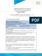 Guia de Actividades y Rúbrica de Evaluación - Unidad 1 - Fase 1 - Contexto Historico de La Farmacognosia