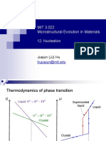 MIT 3.022 Microstructural Evolution in Materials: 12: Nucleation