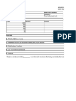 Aquino Company Cash Count Sheet Department: Petty Cash Custodian: Department Location: Account #: Business Administrator: Total Authorized Amt: Bills