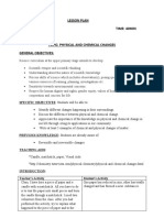 Physical and Chemical Changes Class 7