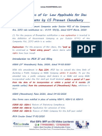 Company Law Amendments For Dec 2020 Exam PDF