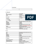 Form Parameters: 1. Goal Category (Manage Drop Down)