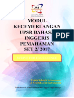 Modul Kecemerlangan UPSR Pemahaman Bahasa Inggeris