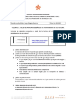 Taller No 3. Principios Básicos Deshidratación de Gas Natural (Guía 3 - Actividad 2)