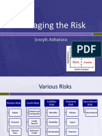 Managing The Risk: Joseph Anbarasu