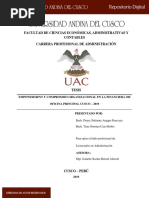 Empowerment y Compromiso Organizacional UAC