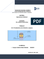 Fundamentos de La Flotación y Equipos