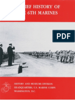 A Brief History of The 6th Marines