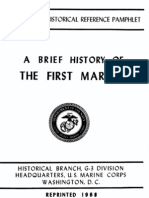 A Brief History of The First Marines