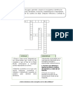 Crucigrama de Conceptos