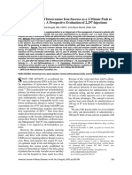 Administration of Intravenous Iron Sucrose