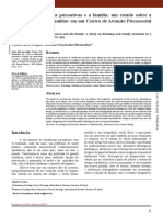 O Uso de Substâncias Psicoativas e A Família