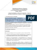 Guía de Actividades y Rúbrica de Evaluación - Unidad 2 - Tarea 3 - Identificar Distribución en Planta y Cadena de Suministro