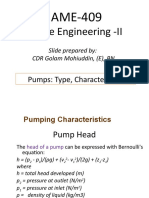 Lecture 4 - Pump Characteristics