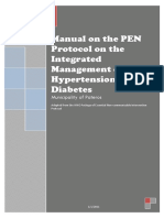 Manual On The PEN Protocol On The Integrated Management of Hypertension and Diabetes