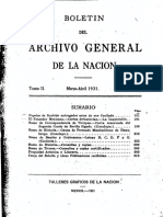 Archivo General de La Nacion Boletin 1931 - N2