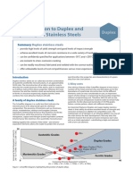 An Introduction To Duplex and Super Duplex Stainless Steels