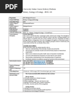 BIOL 122 - Botany Zoology & Ecology Template