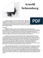 Arnold Schoenberg: Early Life