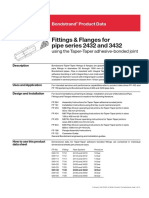 Fittings & Flanges For Pipe Series 2432 and 3432: Bondstrand Product Data