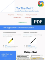 Get To The Point:: Summarization With Pointer-Generator Networks