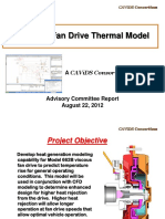 Amesim Fan Drive Thermal Model: Cavids Consortium Project