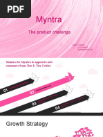 Myntra: The Product Challenge