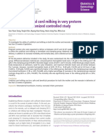 Safety of Umbilical Cord Milking in Very Preterm Neonates: A Randomized Controlled Study