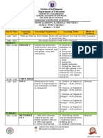 Weekly Home Learning Plan - Week 1, Q1