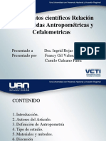 IV SEMINARIO - Medidas Cefalométricas y Antropométricas