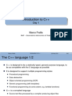 Introduction To C++: INAF - Osservatorio Astronomico Di Trieste