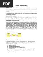 Sistema de Manufactura: System