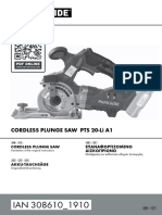 CORDLESS PLUNGE SAW PTS 20-Li A1 PDF