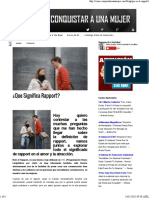 Que Significa Rapport - Andres Orraca PDF