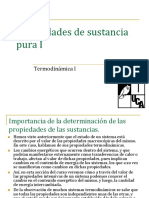 Termodinámica I - Propiedades de Sustancia Pura I PDF