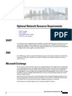 Optional Network Resource Requirements