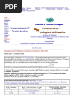 Correction Des Compte Rendus de TP - Enzymologie