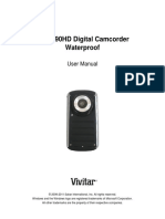 DVR 690HD Digital Camcorder Waterproof: User Manual