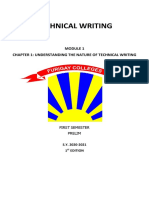 TECHNICAL WRITING Module 1