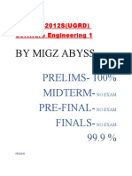 By Migz Abyss: PRELIMS-100% Midterm - Pre-Final - Finals - 99.9 %