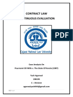 Contract Law Continuous Evaluation: Case Analysis On Pournami Oil Mills v. The State of Kerala (1987)