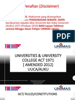 Universities & University Act 1971 MAP 15 Julai 2020 PDF