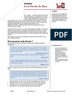 2-3 Apprendre La Parole de Dieu